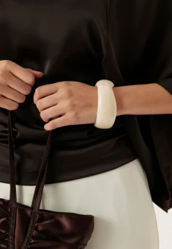 Pilgrim Rannekorut*Aase Maxi Bangle Beige