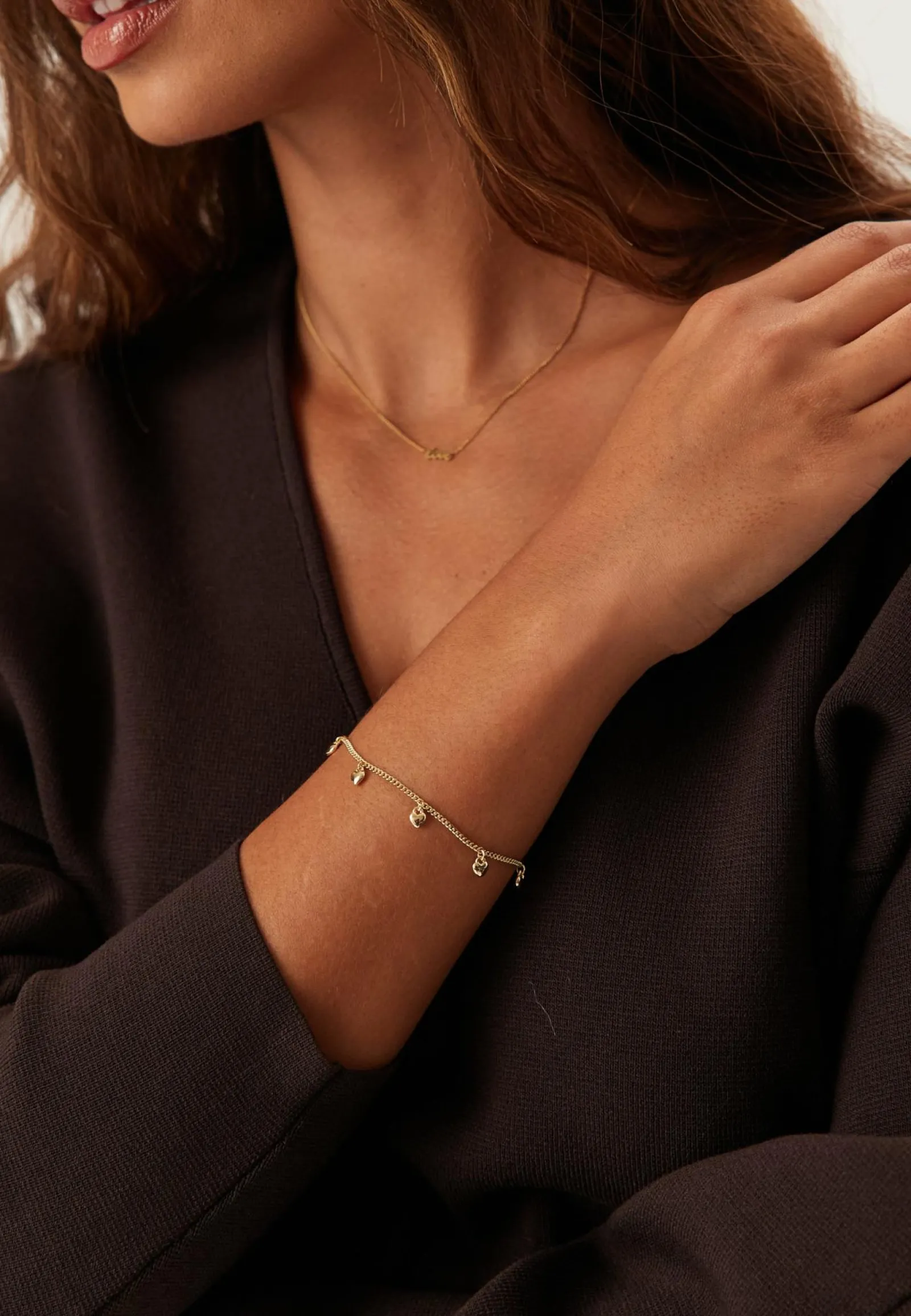 Pilgrim Rannekorut*Alaia Bracelet Gold-plated