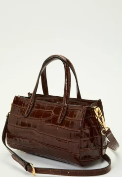 Latalia Aidon Nahan Laukut|Juhlalaukut*Ancona Glossy Croco Bag