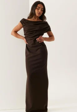 Bubbleroom Occasion Morsiusneitomekot|Yksiolkaimiset Mekot*Asymmetric Draped Maxi Dress