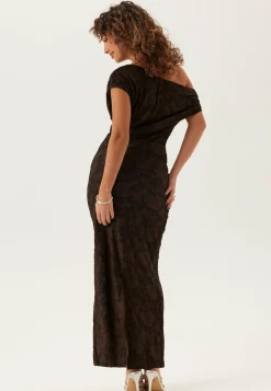 Bubbleroom Occasion Juhlamekot|Yksiolkaimiset Mekot*Asymmetric Jacquard Stretch Ankle Dress