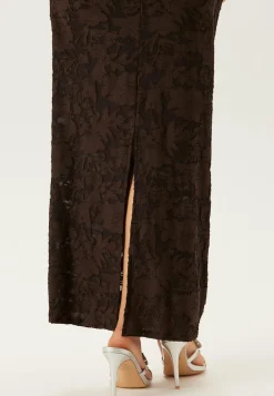 Bubbleroom Occasion Juhlamekot|Yksiolkaimiset Mekot*Asymmetric Jacquard Stretch Ankle Dress