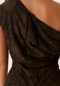 Bubbleroom Occasion Juhlamekot|Yksiolkaimiset Mekot*Asymmetric Jacquard Stretch Ankle Dress