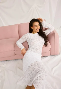 BUBBLEROOM Juhlasetit|Rennot Setit*Asymmetric Lace Skirt