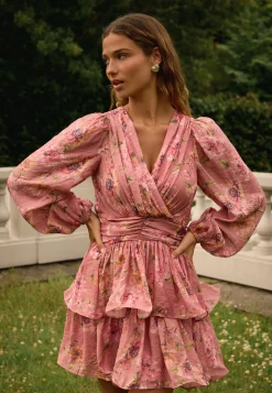 Bubbleroom Occasion Röyhelömekot|Juhlamekot*Balloon Sleeve Short Flounce Dress