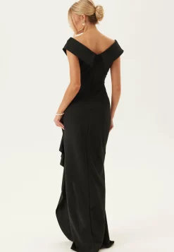 Goddiva Morsiusneitomekot|Juhlamekot*Bardot Frill Maxi Dress