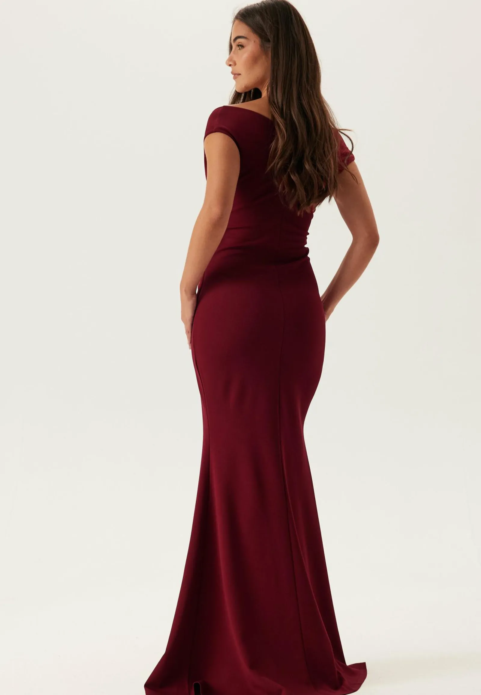 Goddiva Vanhojentanssimekot|Juhlapuvut*Bardot Pleat Maxi Dress