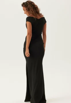 Goddiva Vanhojentanssimekot|Juhlapuvut*Bardot Pleat Maxi Dress