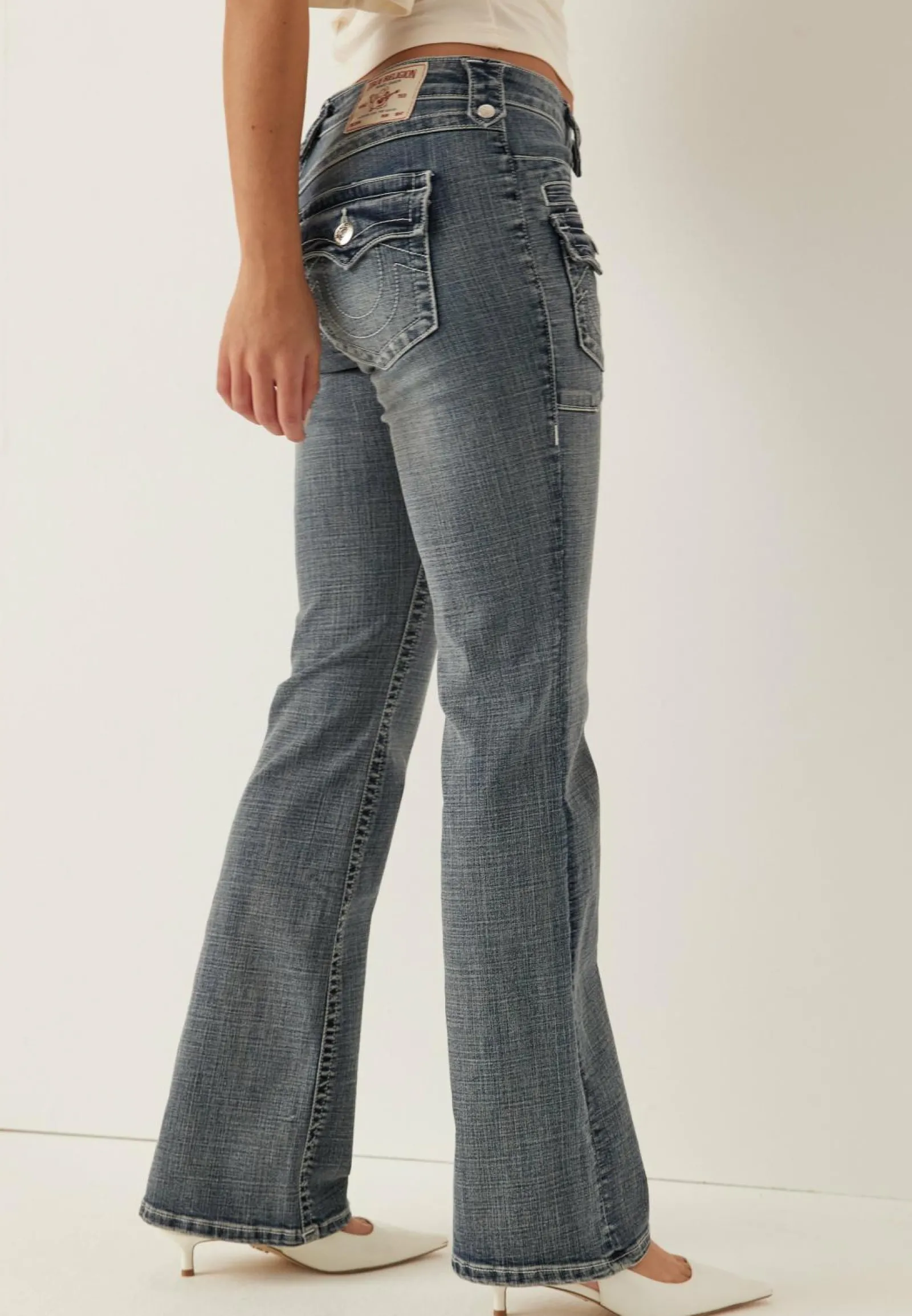 True Religion Farkut*Becca Mr Retro Pocket Flare Flap