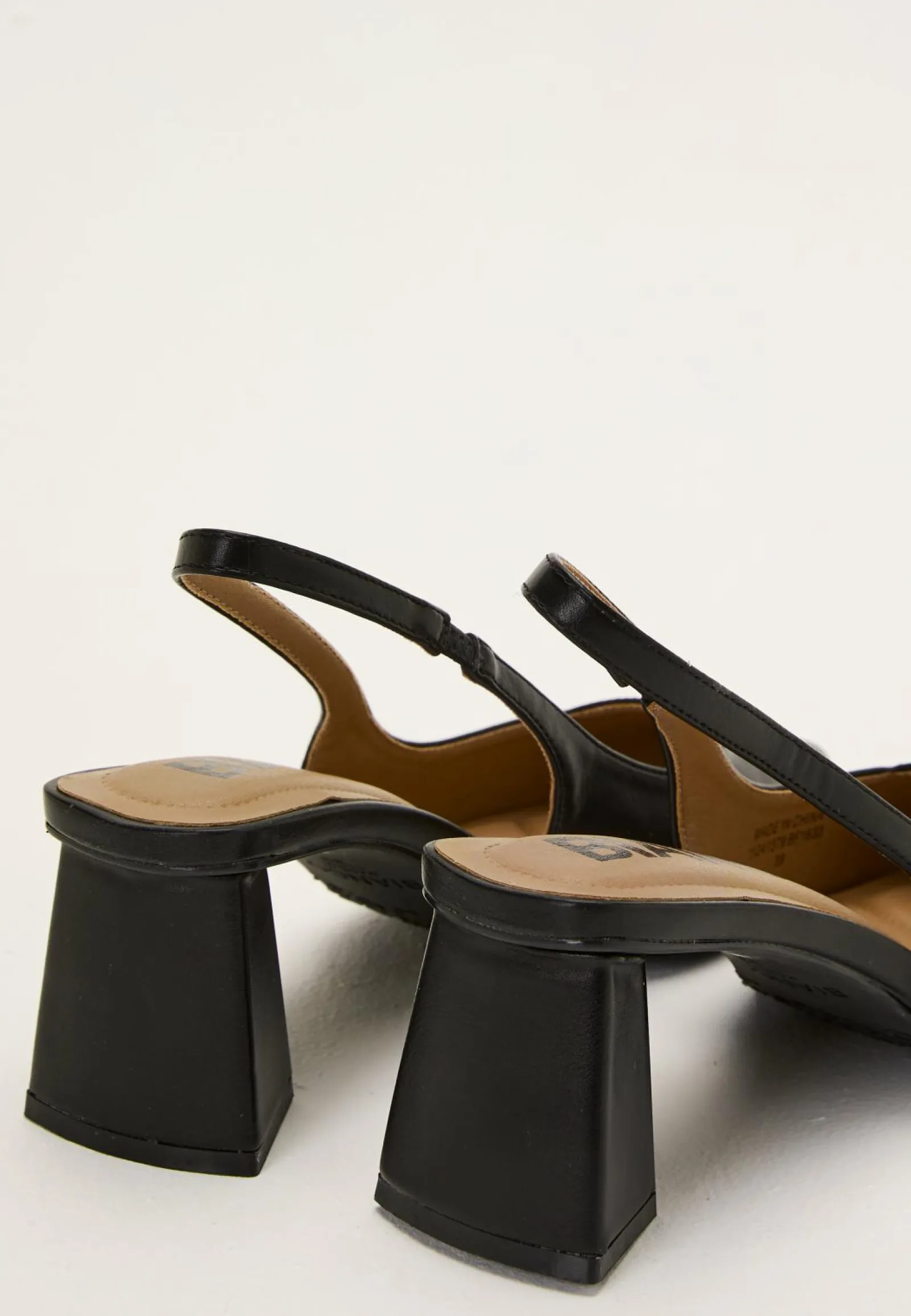 Bianco Sandaalit|Juhlakengät*Biamaralyn Slingback Smooth Faux Leather