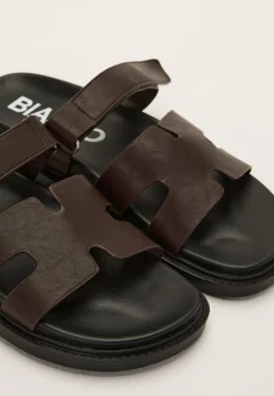 Bianco Tohvelit|Matalat Kengät*Biaoslo Velcro Slide Faux Leather