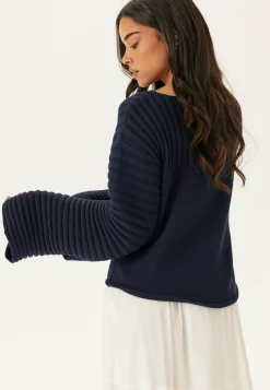 BUBBLEROOM Neulepuserot|Neulotut Neulepuserot*Boatneck Knitted Sweater