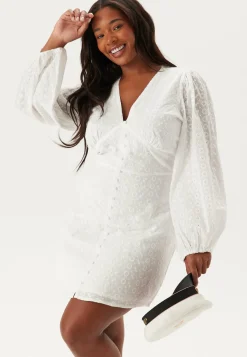 Bubbleroom Occasion Kesämekot|Pitkähihaiset Mekot*Broderie Anglaise Balloon Sleeve Dress