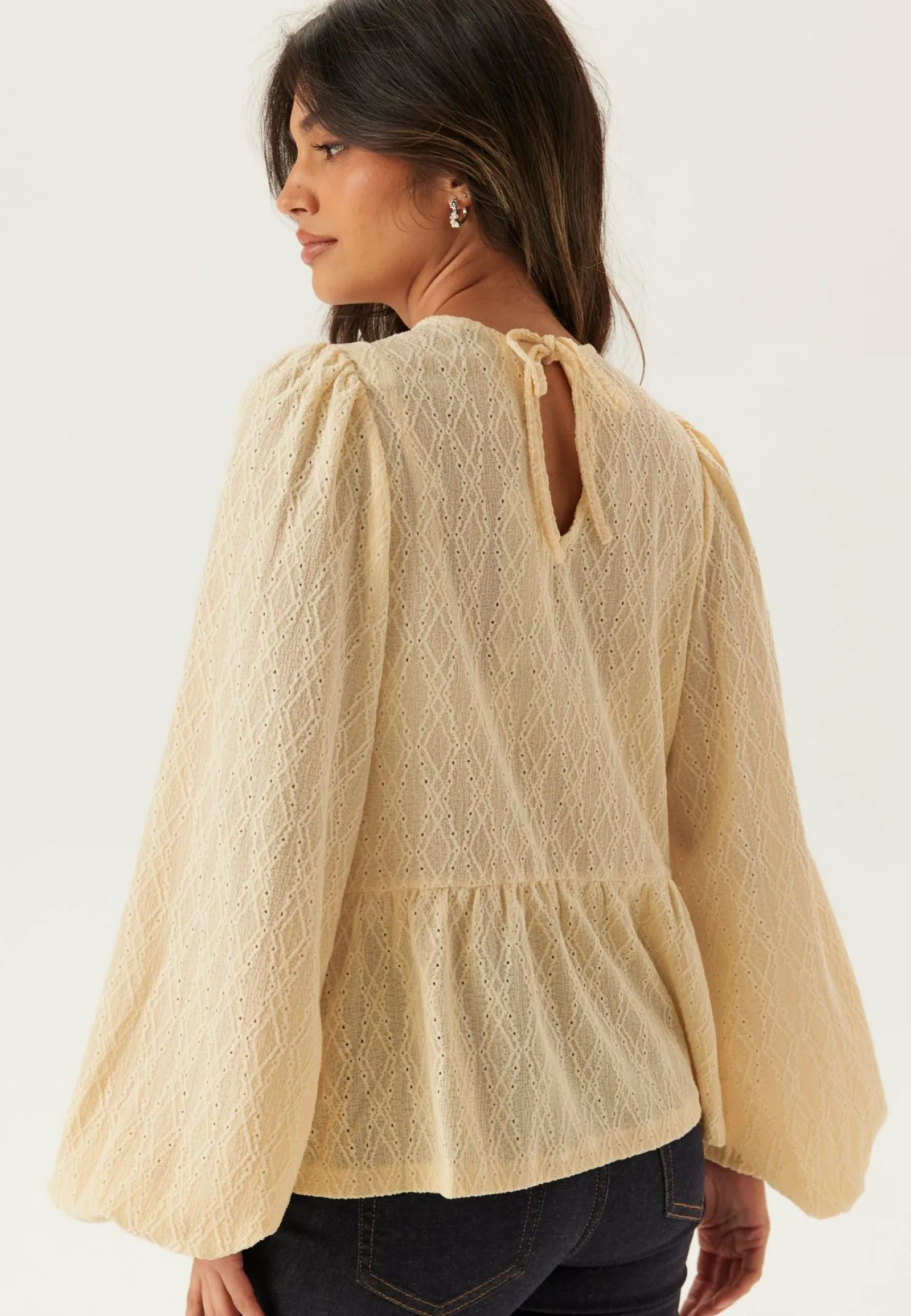 BUBBLEROOM Yksiväriset Puserot Ja Paidat|Tunikat Ja Puserot*Broderie Anglaise Blouse