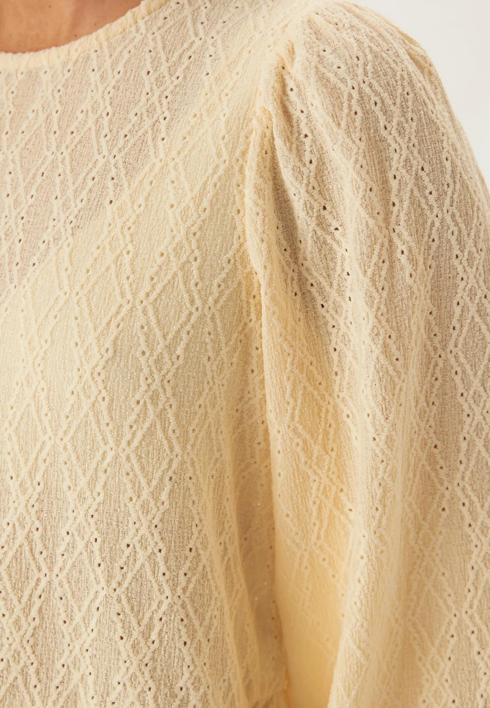 BUBBLEROOM Yksiväriset Puserot Ja Paidat|Tunikat Ja Puserot*Broderie Anglaise Blouse