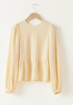 BUBBLEROOM Yksiväriset Puserot Ja Paidat|Tunikat Ja Puserot*Broderie Anglaise Blouse