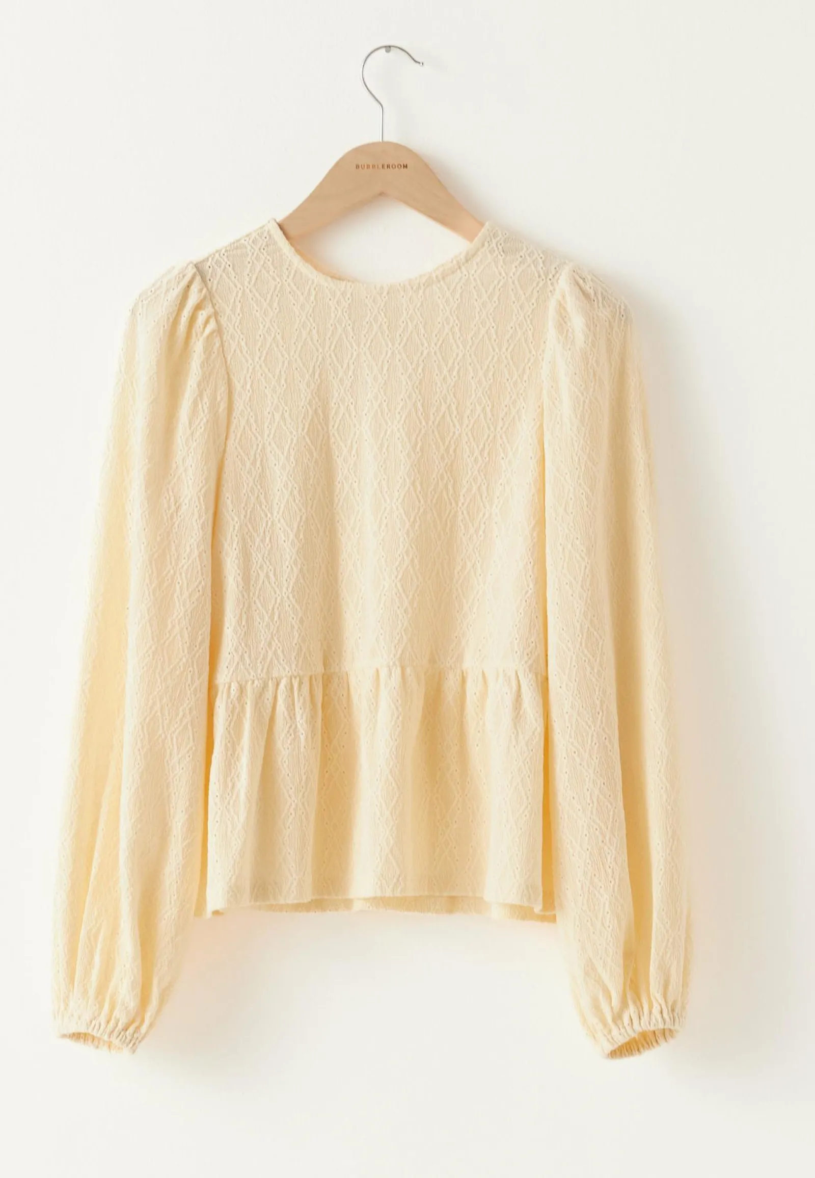 BUBBLEROOM Yksiväriset Puserot Ja Paidat|Tunikat Ja Puserot*Broderie Anglaise Blouse