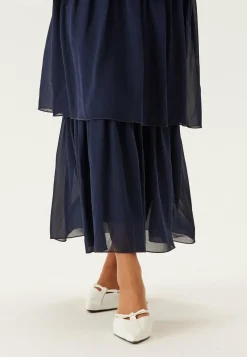 Bubbleroom Occasion Morsiusneitomekot|Röyhelömekot*Butterfly Sleeve Flounce Dress