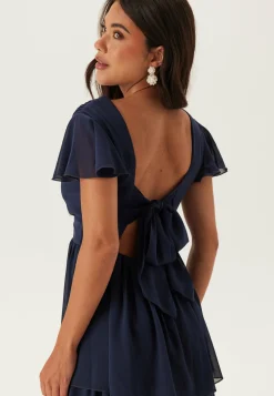 Bubbleroom Occasion Morsiusneitomekot|Röyhelömekot*Butterfly Sleeve Flounce Dress