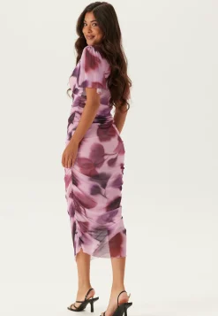 Bubbleroom Occasion Juhlamekot|Kukkakuosiset Ja Kuviolliset Mekot*Butterfly Sleeve Mesh Ankle Dress