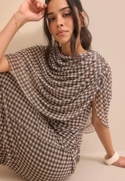 Bubbleroom Occasion Juhlamekot|Kukkakuosiset Ja Kuviolliset Mekot*Cape Mesh Ankle Dress