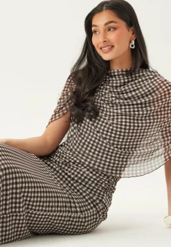 Bubbleroom Occasion Juhlamekot|Kukkakuosiset Ja Kuviolliset Mekot*Cape Mesh Ankle Dress