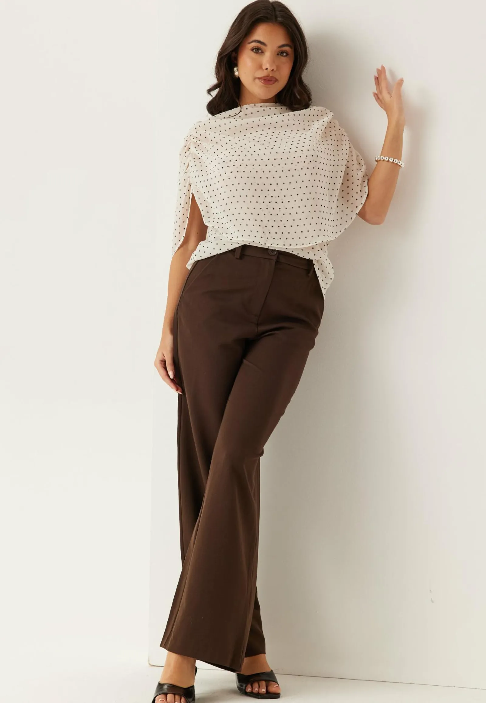 BUBBLEROOM Hihattomat Puserot Ja Paidat|Kuviolliset Puserot*Cape Sleeveless Blouse