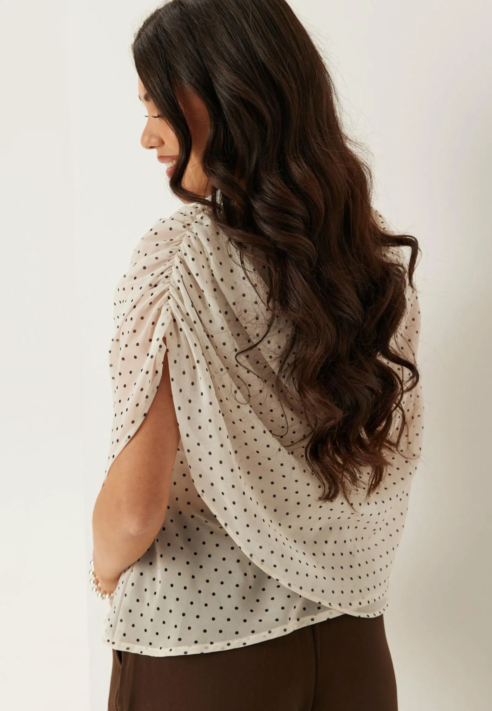 BUBBLEROOM Hihattomat Puserot Ja Paidat|Kuviolliset Puserot*Cape Sleeveless Blouse