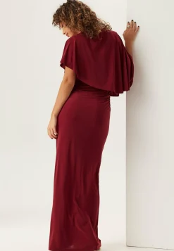 Bubbleroom Occasion Morsiusneitomekot|Joulumekot*Cape Soft Maxi Dress