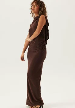 Bubbleroom Occasion Morsiusneitomekot|Trikoomekot*Cape Soft Maxi Dress