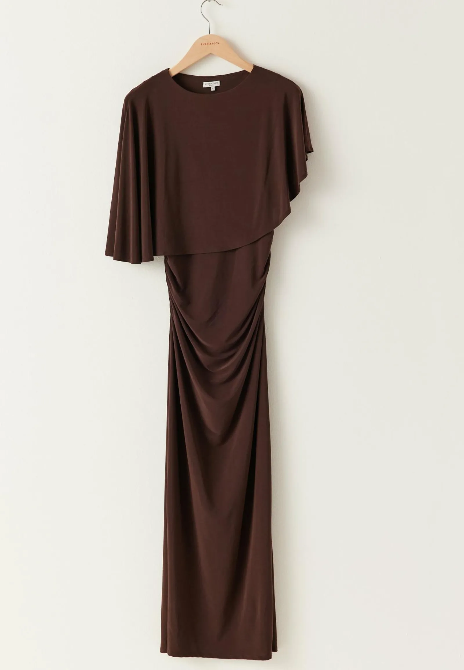 Bubbleroom Occasion Morsiusneitomekot|Trikoomekot*Cape Soft Maxi Dress