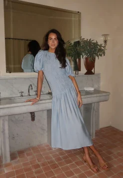 Bubbleroom Occasion Smokkimekot|Juhlamekot*CC Puff Sleeve Smock Dress