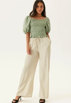 BUBBLEROOM Juhlasetit|Rennot Setit*CC Viscose Satin Trousers