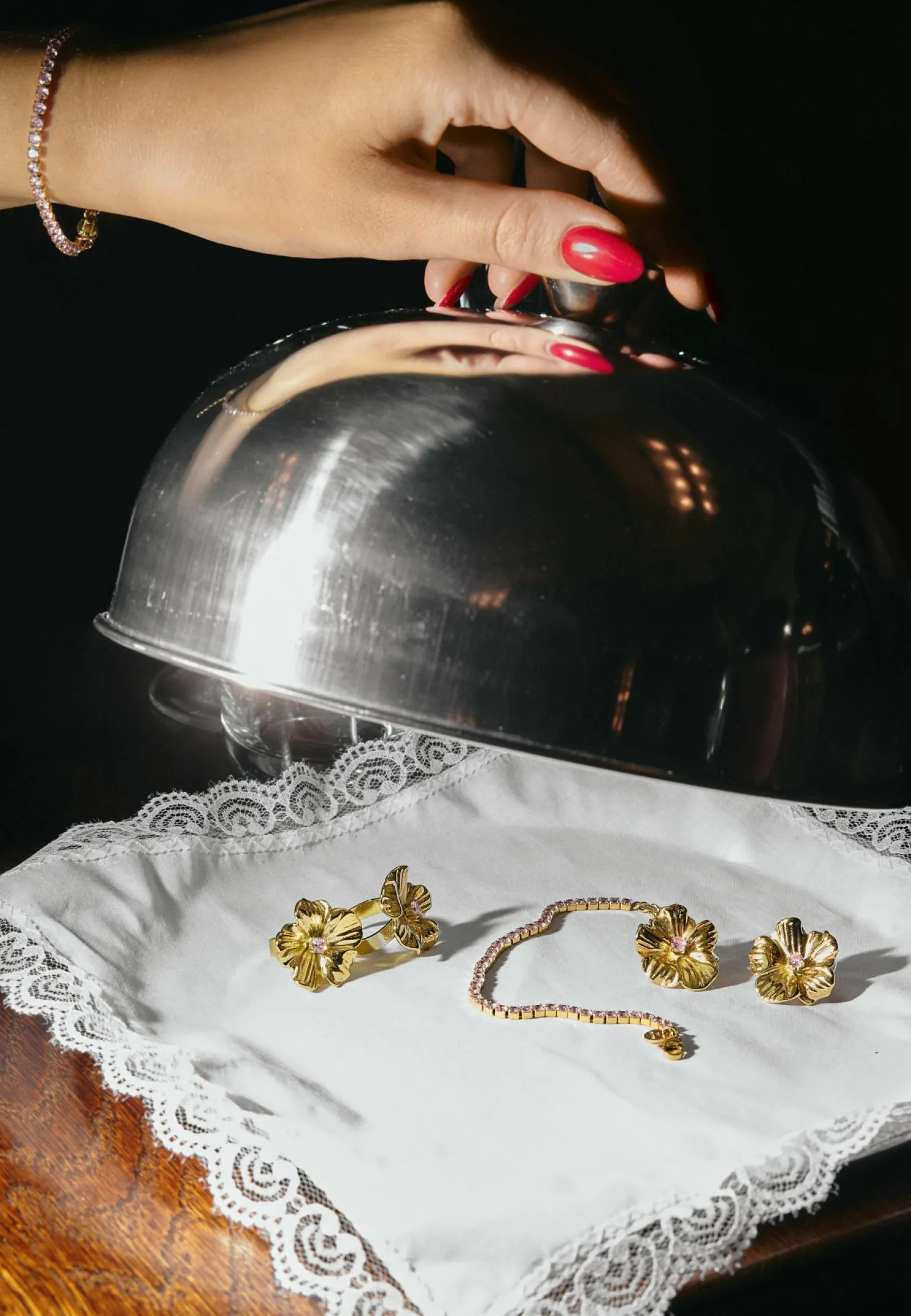 BY JOLIMA Rannekorut*Celine Tennisbracelet Celebration