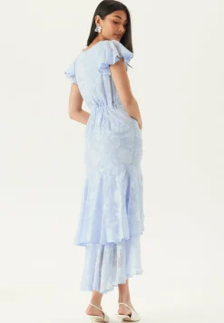 Goddiva Juhlamekot|Kesämekot*Chiffon Flutter High Low Dress