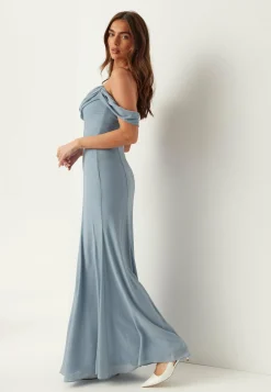 Goddiva Morsiusneitomekot|Vanhojentanssimekot*Chiffon Off Shoulder Maxi Dress