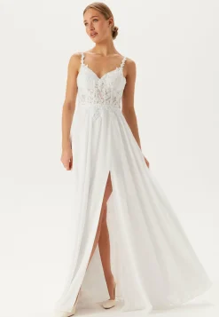 Christian Koehlert Pitsimekot|Vanhojentanssimekot*Chiffon Rhinestone Wedding Dress