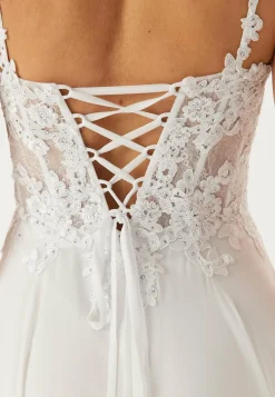 Christian Koehlert Pitsimekot|Vanhojentanssimekot*Chiffon Rhinestone Wedding Dress