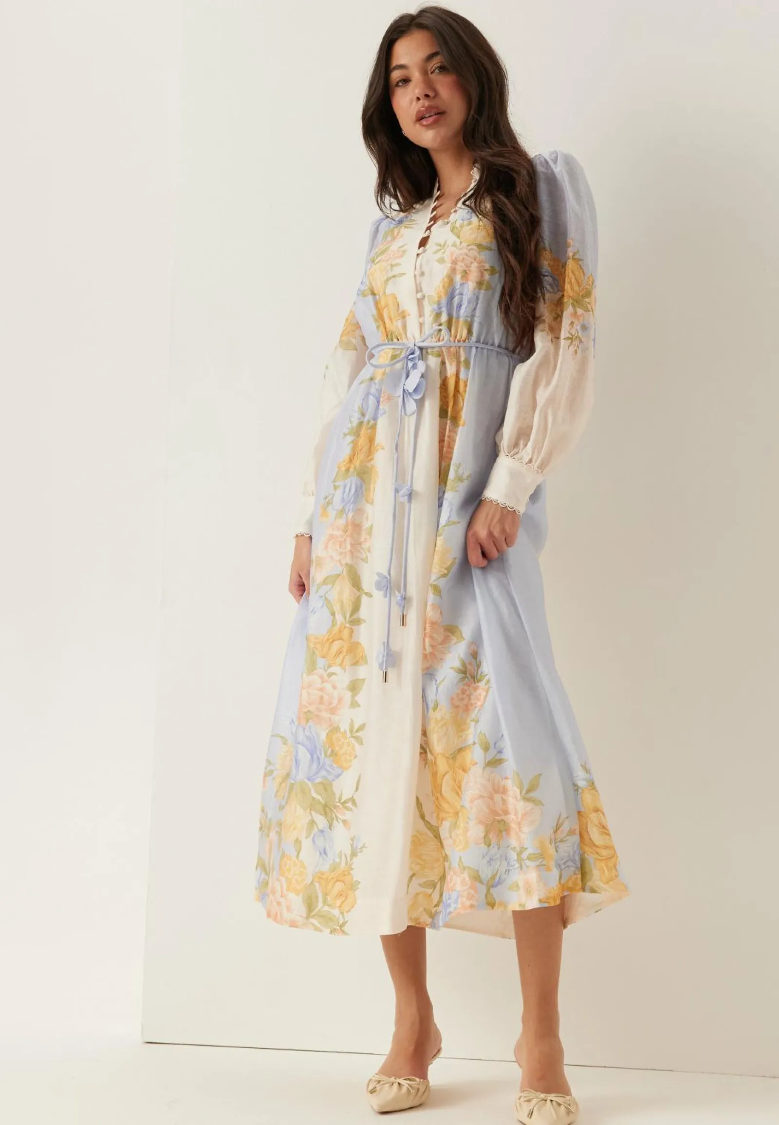 FOREVER NEW Juhlamekot|Kukkakuosiset Ja Kuviolliset Mekot*Christina Placement Print Midi