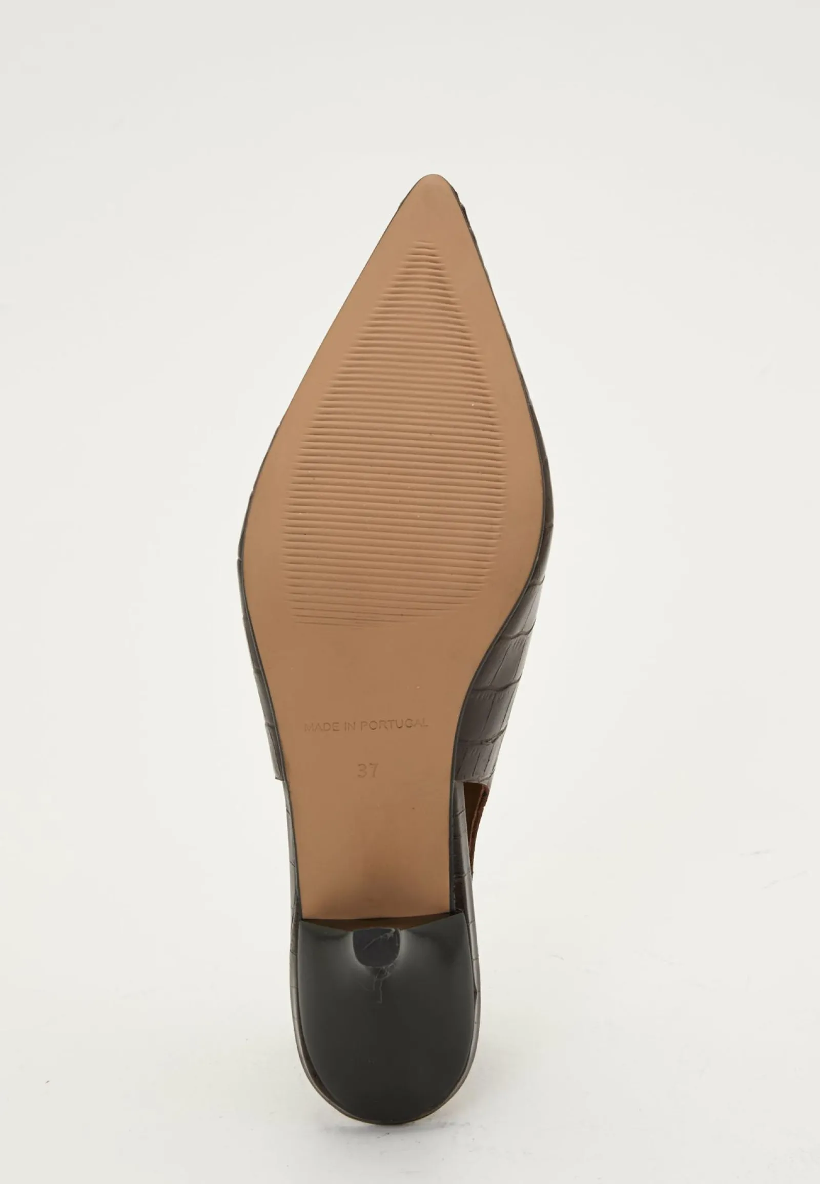 MAKE WAY Aidon Nahan Kengät|Juhlakengät*Croco Leather Slingback