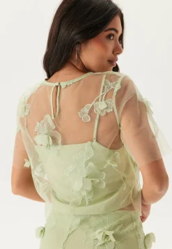 Bubbleroom Occasion Juhlasetit|Juhlapyserot*3D Floral T-shirt Blouse