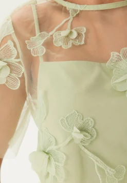 Bubbleroom Occasion Juhlasetit|Juhlapyserot*3D Floral T-shirt Blouse