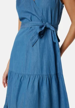 BUBBLEROOM Farkkumekko*Denim Flounce Dress