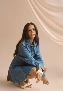 BUBBLEROOM Farkkumekko|Farkut*Denim Mini Dress