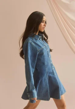 BUBBLEROOM Farkkumekko|Farkut*Denim Mini Dress