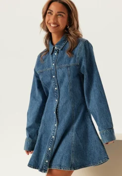 BUBBLEROOM Farkkumekko|Farkut*Denim Mini Dress