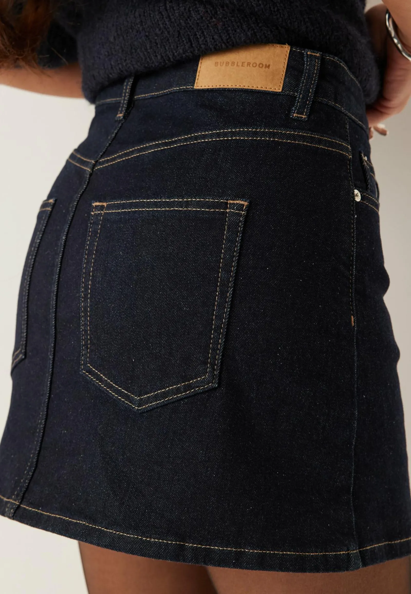 BUBBLEROOM Farkkuhameet|Farkkuhame*Denim Mini Skirt