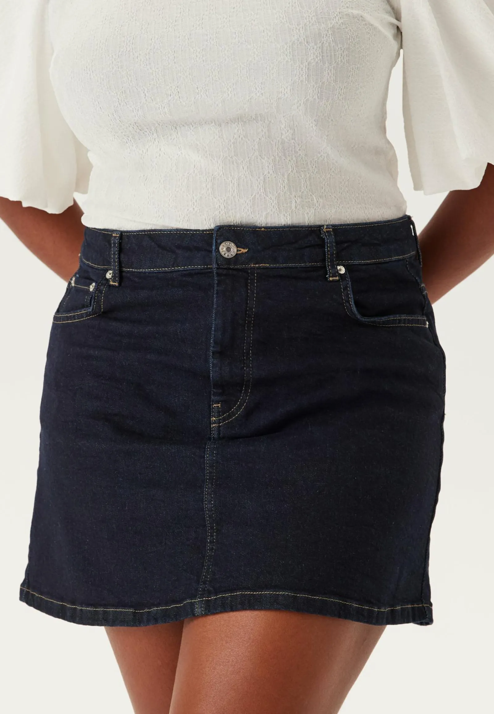 BUBBLEROOM Farkkuhameet|Farkkuhame*Denim Mini Skirt
