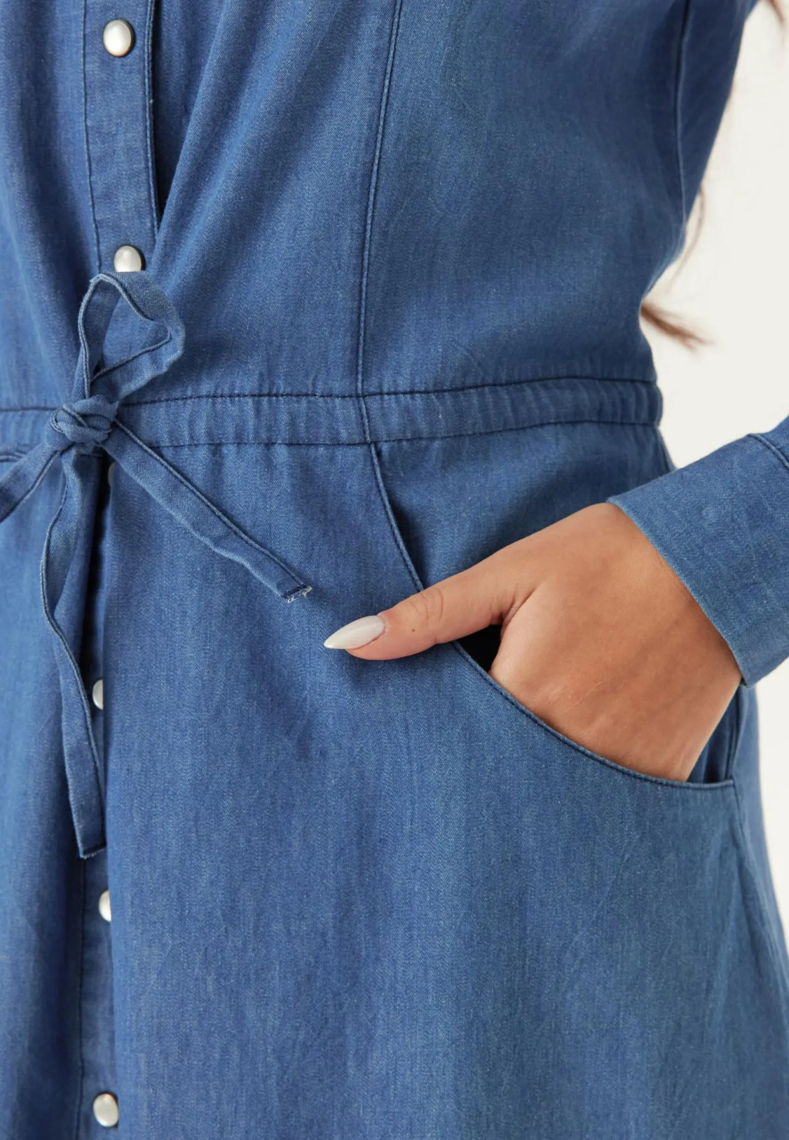 Happy Holly Farkkumekko|Farkut*Denim Shirt Dress