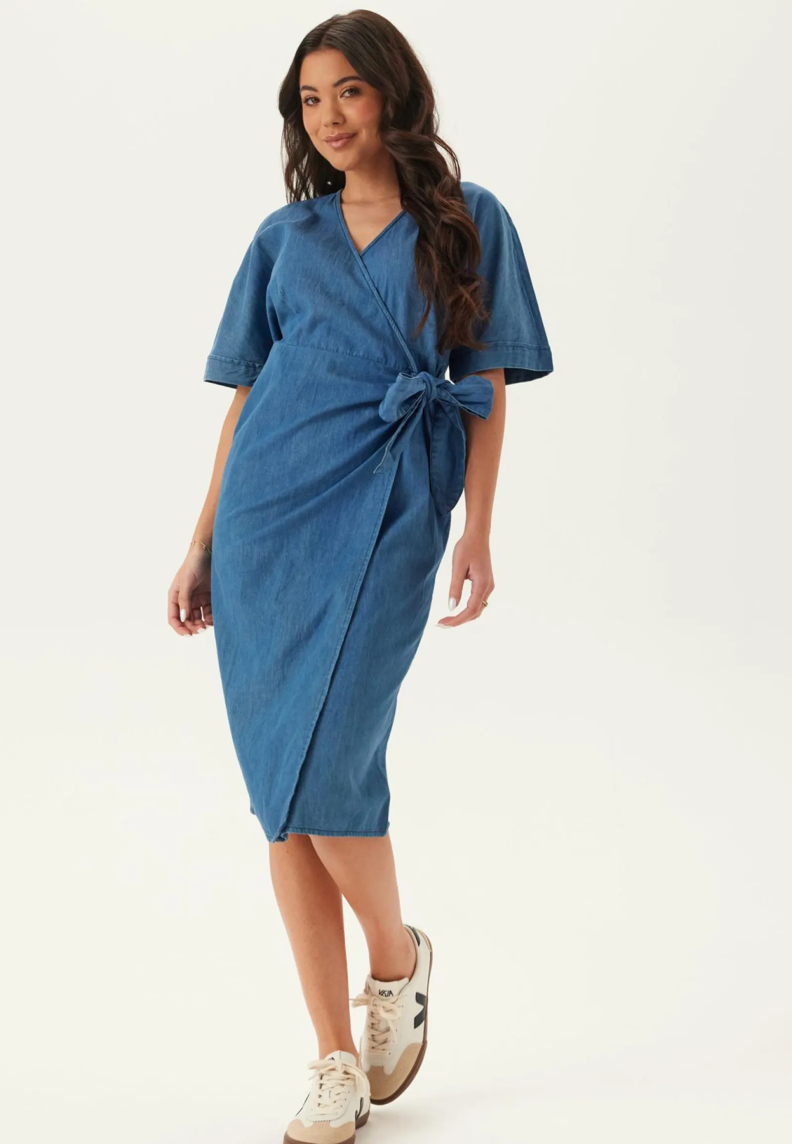Happy Holly Farkkumekko|Farkut*Denim Wrap Dress